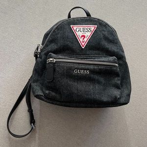 GUESS Small Blue denim backpack